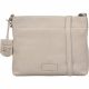 Burkely Soft Skylar törtfehér színű női bőr oldaltáska, crossbody