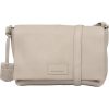 Burkely Soft Skylar törtfehér színű női bőr oldaltáska, crossbody