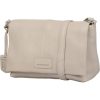 Burkely Soft Skylar törtfehér színű női bőr oldaltáska, crossbody