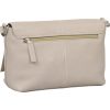 Burkely Soft Skylar törtfehér színű női bőr oldaltáska, crossbody