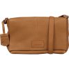 Burkely Soft Skylar konyak színű női bőr oldaltáska, crossbody