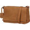 Burkely Soft Skylar konyak színű női bőr oldaltáska, crossbody