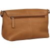 Burkely Soft Skylar konyak színű női bőr oldaltáska, crossbody