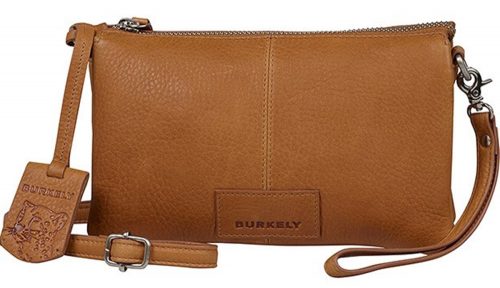 Burkely Soft Skylar konyak bőr oldaltáska, crossbody