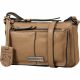 Burkely Mystic Maeve taupe női bőr mini válltáska, crossbody