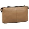 Burkely Mystic Maeve taupe női bőr mini válltáska, crossbody