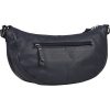 Burkely Lush Lucy sötétkék női bőr oldaltáska, crossbody 30 x 15 cm