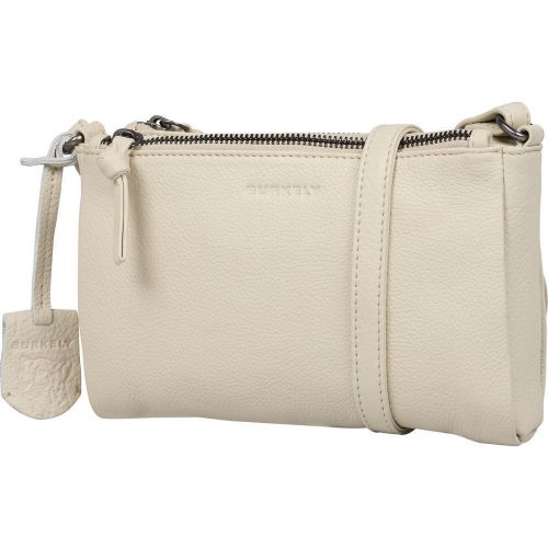 Burkely Lush Lucy törtfehér női bőr mini válltáska, crossbody 22 x 14 cm