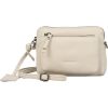 Burkely Lush Lucy törtfehér női bőr mini válltáska, crossbody 22 x 14 cm