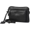 Burkely Lush Lucy fekete női bőr mini válltáska, crossbody 18 x 13 cm