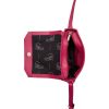 Burkely Nocturnal magenta női bőr oldaltáska, crossbody