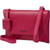 Burkely Nocturnal magenta női bőr boritéktáska, crossbody