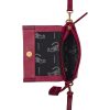 Burkely Keen Keira magenta színű női bőr oldaltáska, crossbody