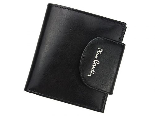 Pierre Cardin YS520.10 479 fekete bőr pénztárca 9 x 10,5 cm