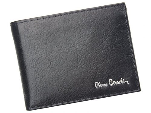 Pierre Cardin TILAK06 8806 RFID fekete férfi bőr pénztárca 12,5 x 9,3 cm