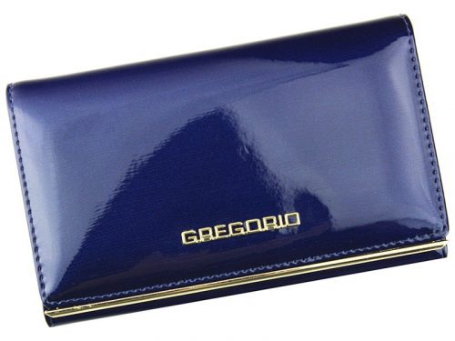 Gregorio ZLL-101 navy női bőr pénztárca 15.5 x 9.5 x 3.5 cm