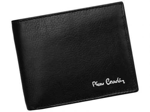 Pierre Cardin TILAK06 325 RFID fekete férfi bőr pénztárca 12 x 9,5 cm