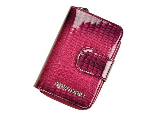 Gregorio GF115 magenta lakkbőr női pénztárca 9.5 x 13 x 3.3 cm