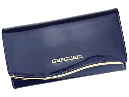 Gregorio ZLF-114 navy női bőr pénztárca 17.5 x 9.5 x 3.5 cm