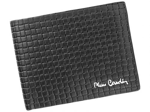 Pierre Cardin CMP 8806 fekete férfi bőr pénztárca 12 x 9.5 x 2.5 cm