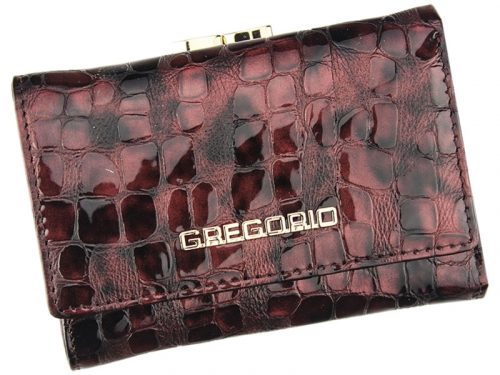 Gregorio FS-117 bordó női bőr pénztárca 12.3 x 9 x 3 cm