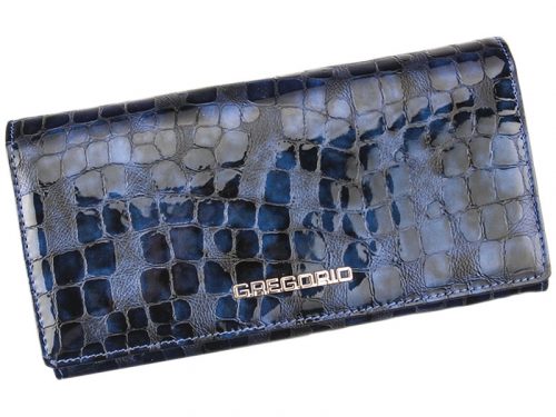 Gregorio FS-102 kék női bőr pénztárca 18.5 x 10 x 3.5 cm