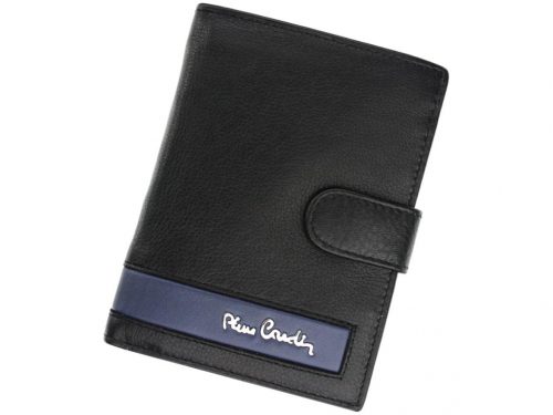 Pierre Cardin CB TILAK26 331A RFID fekete férfi bőr pénztárca 10 x 13 cm