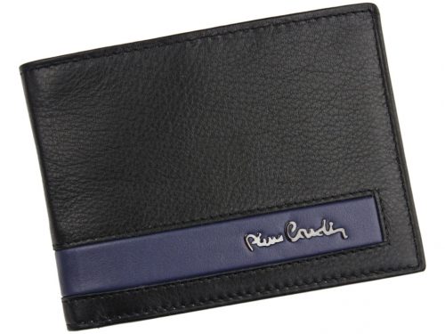 Pierre Cardin CB TILAK26 8806 RFID fekete férfi bőr pénztárca 12,5 x 9,5 cm