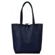 Patrizia 419-013 navy női bőr kézitáska 38 x 37 x 13 cm