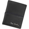 Pierre Cardin TILAK38 1810 RFID fekete férfi bőr pénztárca 8 x 10,5 cm