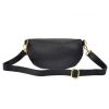 Patrizia 417-003 GOLD fekete női bőr övtáska, crossbody 25 x 15 x 6 cm