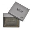 Wild N0035-CHM RFID fekete férfi bőr pénztárca 10.5 x 9 x 2.5 cm