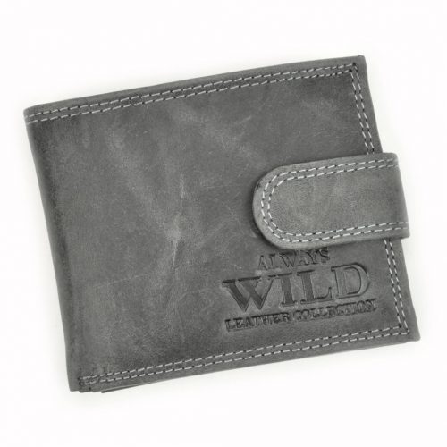 Wild N0035L-CHM RFID szörke férfi bőr pénztárca 11 x 9 x 2 cm