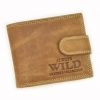 Wild N0035L-CHM RFID konyakbarna férfi bőr pénztárca 11 x 9 x 2 cm