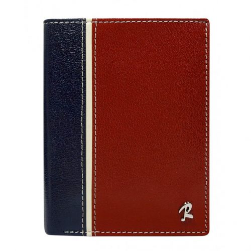 Rovicky 326-RBA-D RFID navy férfi bőr pénztárca 10 x 12.5 x 2 cm