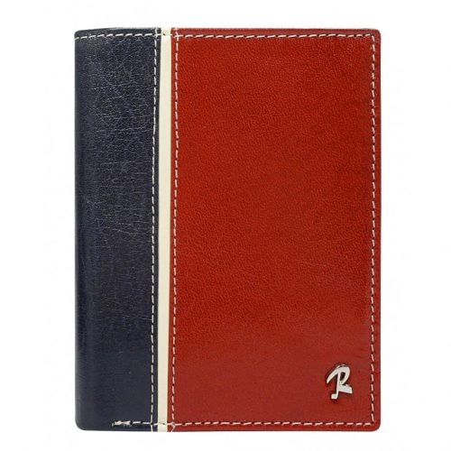 Rovicky 331-RBA-D RFID navy férfi bőr pénztárca 10 x 12.5 x 2 cm