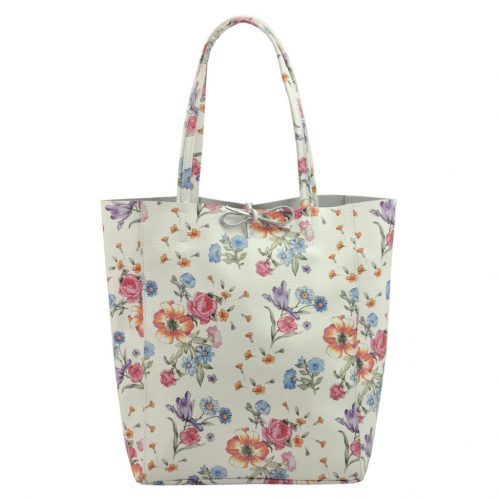 Patrizia 419-013 FL fehér női bőr kézitáska 38 x 37 x 13 cm