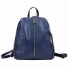 Patrizia 518-011 navy női marhabőr hátizsák 28.5 x 30 x 15 cm