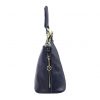 Patrizia 419-040 GOLD navy női bőr kézitáska 24 x 20 x 13 cm