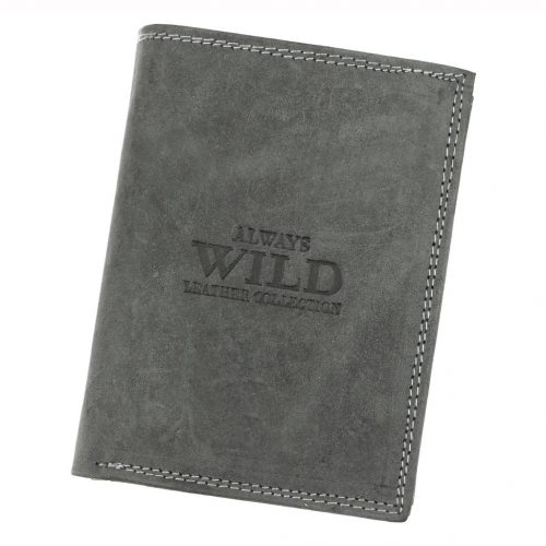 Wild N4-P-CHM RFID fekete férfi bőr pénztárca