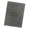 Wild N4-P-CHM RFID barna férfi bőr pénztárca 10 x 13 x 2.5 cm