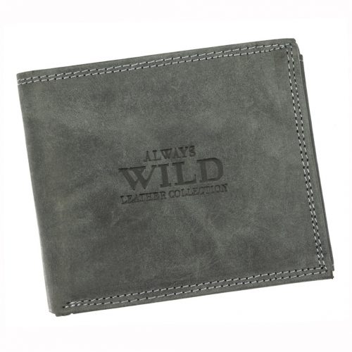 Wild N992-P-CHM RFID fekete férfi bőr pénztárca 12.2 x 10.5 x 2.5 cm