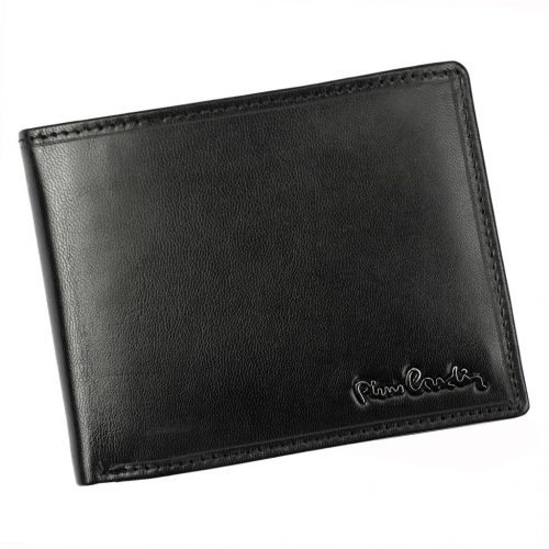 Pierre Cardin PIP04 8806 RFID fekete férfi bőr pénztárca 12 x 9,5 cm