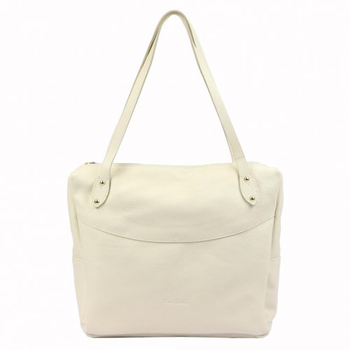 Pierre Cardin 5335 EDF krém női bőr kézitáska 38 x 29 x 13 cm