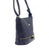 MiaMore 01-019   navy női bőr kézitáska 26 x 21 x 11 cm