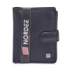 Nordee GW-02 RFID fekete férfi bőr pénztárca 11 x 12.8 x 3 cm