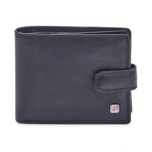 Nordee GW-11 RFID fekete férfi bőr pénztárca 13 x 10.2 x 3 cm