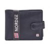 Nordee GW-11 RFID fekete férfi bőr pénztárca 13 x 10.2 x 3 cm