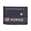 Nordee GW-01 RFID fekete férfi bőr pénztárca 11 x 8 x 2 cm