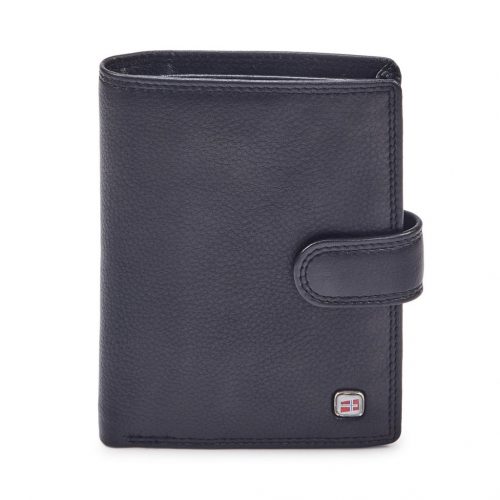 Nordee GW-09 RFID fekete férfi bőr pénztárca 11 x 13 x 2.5 cm